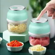 Portable Electric Mini Garlic Cutter Masher Vegetable Fruit Meat Food Chopper Gr