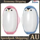 Penguin Lint Roller Reusable Lint Remover Portable Lint Roller (Pink and Blue) A