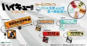 NEW Haikyuu!! Acrylic Stick Key Holder Key Chain w/Charm 5 Types Official Japan