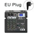 4 Channel Sound Audio Mixer Bluetooth 99 DSP Effects Mixing Console USB Play Rec