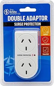 Double Plug Surge Protector Adaptor for Indoor Home Socket