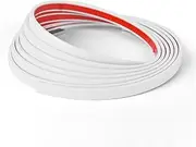 WOWSTAR 30 Ft Peel and Stick Trim, Molding Trim for Walls, Edges, Borders, Window Frames, Backsplash Tiles, Flexible and Self Adhesive Trim, White