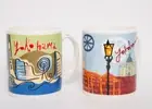 Starbucks Japan 2x Yokohama City Design Mug 14oz 400ml New Port City MIJ