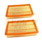 2× Air Filter For HILTI VC20 VC40 VC40-U VC40U # 203862