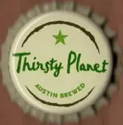 USA Plastic Lined Beer Crown Bottle Cap: Thirsty Planet Brewing