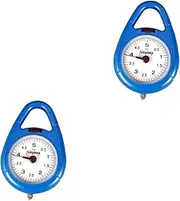Kisangel 2pcs Digital Scale Portable Household Scale Luggage Spring Easy to Carry Weighing Random Color