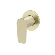 MEIR Round Brass Basin/Bath Paddle Mixer - Wall Mounted - PVD Tiger Bronze
