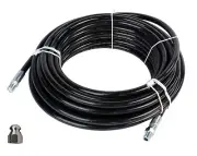 Schieffer 1/4" x 200' 4400 PSI Thermoplastic Sewer Jetter Hose & 7.0 Nozzle