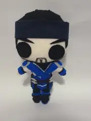 Mortal Kombat Sub Zero (Back To Basics) Inspired Plush Chibi Kawaii Cute Fanart