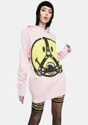 [MARKET] Pink Smiley Ball Gag Hoodie