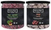 Herbs & Us Tummy Pops Mukhwas Mouth Freshener Meetha Paan Gulkand - 300gm & Khajur Dates - 275gm Jar | Digestives/Churan/Goli | Mukhwas Packets