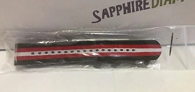 Luminox Nato Black Band With Red And White Stripe FN.L.3950.31 AUTHENTIC!! NEW!!