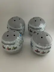 TOMY NINTENDO MARIOKART MINI PULL BACK RACER 4 MYSTERY BALLS