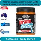 Kitchen Crystals Drain Cleaner, Melts Grease & Grime, Safe for All Pipes, 500g