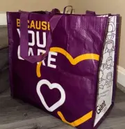 Because You Care Reusable Shopping Bag By Giant Grocery Store