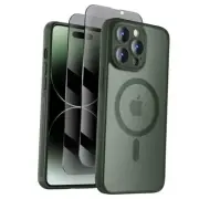Designed for iPhone 14 Pro Max Case, Compatible with MagSafe, with Alpine Green