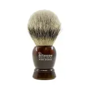 Altesse 78100P European White Badger Shaving Brush for Shave Cream, Shaving S...