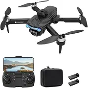 Mini RC Drone with 8K Dual Camera, Foldable, Headless Motor, Brushless Motor, 360° Obstacle Avoidance Function, Optical Flow Positioning, Gesture Photography with Bag