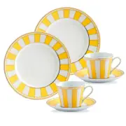 Noritake Carnivale Tea-Set 6 piece Yellow