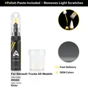 Touch Up Paint For Renault Trucks All Models 05660 Grau With Polish Paste