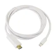 New 6ft Thunderbolt DisplayPort DP to HDMI Adapter Cable for Mac Macbook G