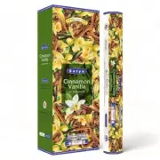 Satya Hexa Cinnamon Vanilla Incense Sticks Aroma Fragrance 120 sticks