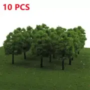 Add Depth to Your Model Landscape with 10 Green Model Trees Pack of 10