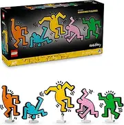 LEGO® Art Keith Haring – Dancing Figures 31216 Living Room Decor, Building Set for Adults, Wall Artwork, Toys Idea for Men, Women and Any Artists Who Love a Creative Activity