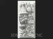 3D Model STL File for CNC Router Laser & 3D Printer Slavic Fortress