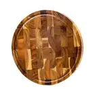 Round Chopping Board Portable Bread Tray Cheese Board for Steak Cheese