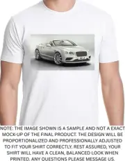 Bentley Continental Gt V8 Convertible Galene Mulliner T Shirt Men New