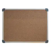 Quartet Penrite 120x90cm Corkboard Office/Home Pin Board w/Aluminium Frame Brown