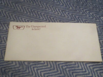 1964 1/2 FORD MUSTANG MODEL INTRUDCTION DEALER MAIL OUT INVITATION ENVELOPE