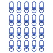 Lobster Claw Clasps, 20Pcs 33mm - Metal Swivel Clasps Snap Hook (Sapphire)