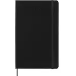 2024-25 MOLESKINE週記手帳/ 18M/ L型/ 黑/ 硬殼 ESLITE誠品