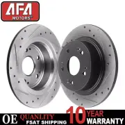 REAR Drilled Disc Brake Rotors for 2004-2008 Acura TSX 2003 - 2007 Honda Accord