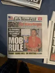 New York Post Newspaper - 03/16/25 MOB RULE Gambino Gangster John Alite - Mafia