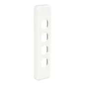 Clipsal Classic C2034-WE - 4 Gang Architrave Grid & Surround White