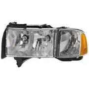 Left Headlights Fits Dodge Ram 1500 Ram 2500 Ram 3500 1999-2002 By 55077025AC