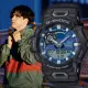 【CASIO 卡西歐】G-SHOCK 深鈷藍面 運動藍芽雙顯手錶(GBA-900CB-1A)
