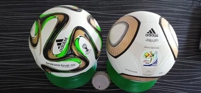 Adidas Jabulani FIFA World Cup 2010=Brazuca 2014 Brazil Match Soccer Ball Size 5
