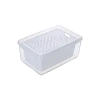 在飛比找momo購物網優惠-【生活King】名廚3號瀝水保鮮盒(6.2L)