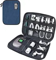 Luxtude Electronics Organizer, Travel Cable Organizer bag, Portable Cord Storage/Charger Storage/Cable Storage, Compact Tech Bag & Charger Case, Travel Essentials for Electronics Items/USB/SD/Charger