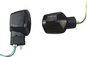 Turn Signal Indicator For Grom MSX 125 2013-2015 Smoke/Clear 12V Motorcycle Parts Front Turn Signal Light Indicator Lamp (Color : B)