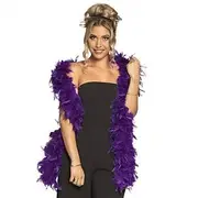 Boland Deluxe Feather Boa 70inch Turkey Feather Scarf Clothing Accessories