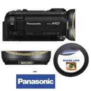 32k HD WIDE ANGLE LENS + MACRO LENS FOR Panasonic HC-V750 Full HD Camcorder