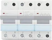 400VAC Power Manual Transfer Switch 35mm DIN Rail Mount Single Side Interlock Circuit Breaker 3P MTS (100A)