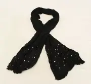 INC International Concepts Gemstone Pashmina Wrap Shawl DS1 Black One Size NWT
