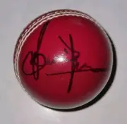 Brian Lara Signed Leather Cricket Ball West Indies Legend Viv Richards