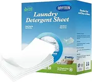 Laundry Detergent Strips - Washing Sheets Liquidless High Concentrated - Natural Portable Liquidless Laundry Strips for Home, Traveling, Hotel,